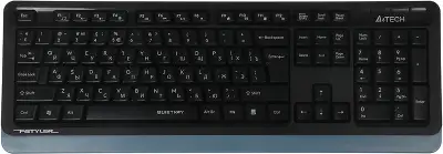 Клавиатура + мышь A4Tech Fstyler FGS1035Q клав:черный/синий мышь:черный/синий USB беспроводная Multimedia (FGS1035Q NAVY BLUE)