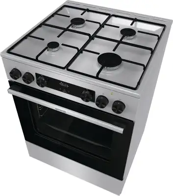 Плита Комбинированная Gorenje GKS6C70XJ нержавеющая сталь (без крышки) реш.сталь