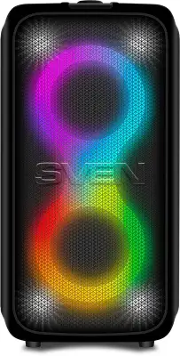 Колонка порт. Sven PS-1000 черный 160W 1.0 BT/3.5Jack 10м 8000mAh (SV-022686)