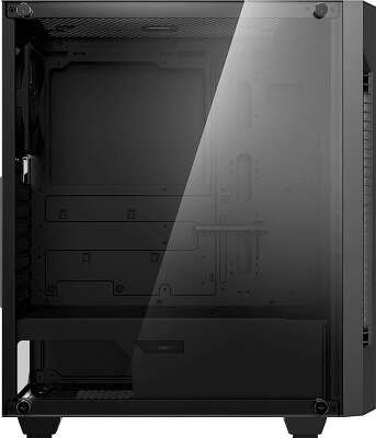 Корпус GameMax Fortress TG, черный, ATX, Без БП (Fortress TG)