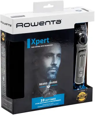Триммер Rowenta Expert TN3841F4 черный (насадок в компл:2шт)
