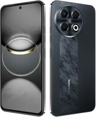 Смартфон Tecno Spark 30 Pro 256Gb 8Gb черный моноблок 3G 4G 2Sim 6.78" 1080x2436 Android 14 108Mpix 802.11 a/b/g/n/ac NFC GPS GSM900/1800 Protect FM microSD max1024Gb