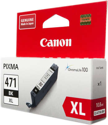 Картридж Canon CLI-471XL BK (чёрный, повышенной ёмкости)