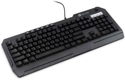 Клавиатура Оклик 715G черный USB Multimedia for gamer LED (1680657)