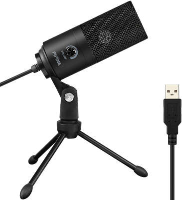 Конденсаторный студийный USB-микрофон FIFINE K670B, черный