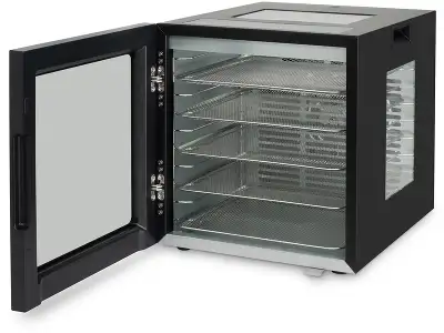 Сушка для фруктов и овощей Hyundai HYFD-8804 20под. 850Вт черный