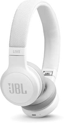 Наушники беспроводные JBL LIVE 400BT, White [JBLLIVE400BTWHT]