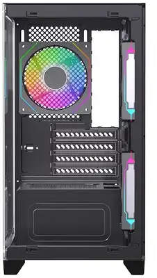 Корпус Bloody BD-CC103F черный без БП mATX 7x120mm 1xUSB2.0 1xUSB3.0 audio bott PSU