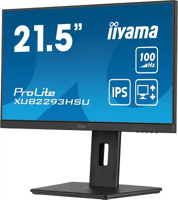 Монитор Iiyama 21.5" ProLite XUB2293HSU-B7 черный IPS LED 16:9 HDMI M/M матовая HAS Piv 300cd 178гр/178гр 1920x1080 100Hz DP FHD USB 3.9кг