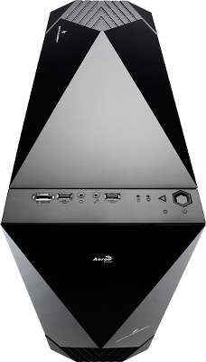 Корпус AeroCool 6-й элемент, ATX, Black/Red, без БП