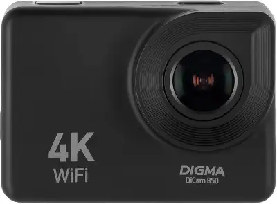 Экшн-камера Digma DiCam 850 черный