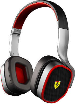 Наушники Ferrari by Logic3 R200 Scuderia с пультом ДУ, серебристые [2LFH006S]