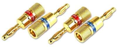 Комплект из 4-х разъемов для акустики Van den Hul D.I.Y. (Сделай сам) Тип - Банан