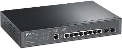 TP-Link SG3210 Управляемый коммутатор JetStream уровня 2+ с 8 гигабитными портами RJ45 и 2 портами SFP
