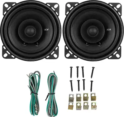 Колонки автомобильные ACV PD-401 BEATS (без решетки) 90Вт 88дБ 4Ом 10см (4дюйм) (ком.:2кол.) коаксиальные однополосные