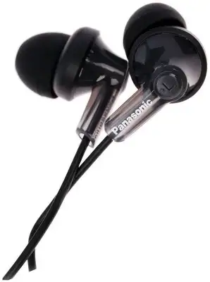 Наушники внутриканальные Panasonic RP-HJE119EEK 1.1м черный проводные в ушной раковине