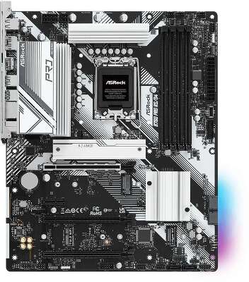 Материнская плата Asrock B760 PRO RS/D4 Soc-1700 Intel B760 4xDDR4 ATX AC`97 8ch(7.1) 2.5Gg RAID+HDMI+DP