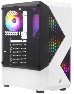 1STPLAYER FIREROSE F3-A White / ATX, TG / 4x120mm LED fans inc. / F3-A-WH-4F1