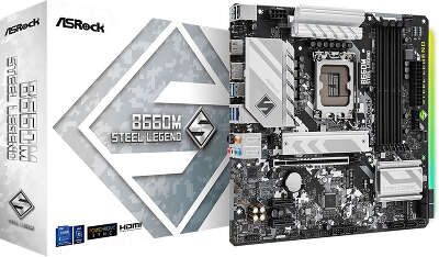Материнская плата mATX LGA1700 ASRock B660M STEEL LEGEND
