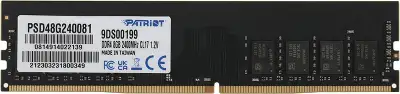 Память DDR4 8Gb 2400MHz Patriot PSD48G240081 Signature RTL PC4-19200 CL17 DIMM 288-pin 1.2В single rank Ret