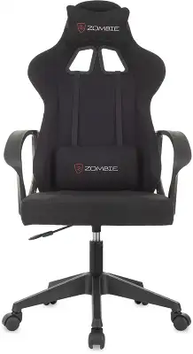 Кресло игровое Zombie Carry черный/серый с подголов. крестов. пластик пластик черный