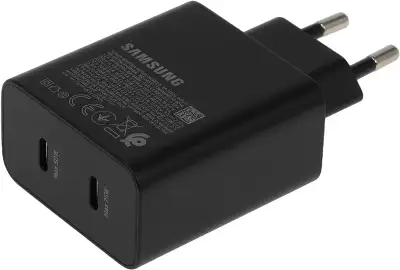 Зарядное устройство Samsung EP-T5020X 50W 2*USB-С, чёрное
