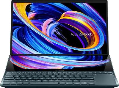 Ноутбук ASUS ZenBook Pro Duo UX582HM-H2069 15.6" UHD Touch OLED i7 11800H/16/1Tb SSD/RTX 3060 6G/Dos