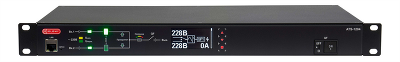 Автомат ввода резерва ELEMY ATS, 1U, 220B, 16A, Индикация: OLED-дисплей, Мониторинг: WEB, SNMP, Modbus-TCP, Вход (2) C20, Выход (1) C19 (9) C13 (аналог: AP4423, AP4423A)