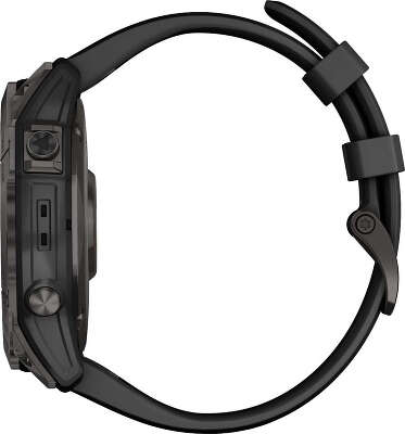 Смарт-часы Garmin Fenix 7X 1.4" корп.серый рем.черный (010-02541-11)