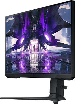 Монитор Samsung 24" Odyssey G3 S24AG302NI черный VA LED 1ms 16:9 HDMI полуматовая HAS Piv 250cd 178гр/178гр 1920x1080 144Hz FreeSync Premium DP FHD 4.1кг