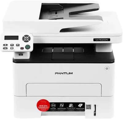 Pantum M7102DN МФУ лазерное ЧБ, A4, C/P/S, дуплекс, автоподача, 33 стр/мин., 1200x1200 dpi, 256 MB RAM, PCL/PS, Duplex, ADF50, paper tray 250 pages, USB, LAN,старт.картр.1500стр.{проектная мо