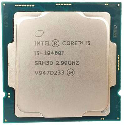 Центральный Процессор Intel Core i5-10400F OEM (Comet Lake, 14nm, C6/T12, Base 2,90GHz, Turbo 4,30GHz, Without Graphics, L3 12Mb, TDP 65W, S1200) (682551) OEM
