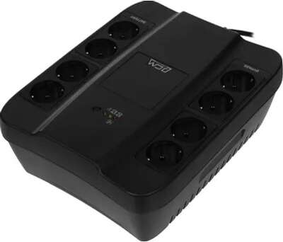 PowerCom Spider SPD-650N ИБП {OffLine, 650VA/390W, Tower, 8xEURO: 4 с резервным питанием, 4 с фильтрацией} (332714)