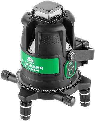 Уровень лазер. Ada Ultraliner 360 4V 2кл.лаз. 520нм цв.луч. зеленый (А00540)