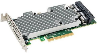 контроллер Broadcom Controller 9361-16I (05-25708-00) (PCI-E 3.0 x8, LP), QIG, LP bracket, SGL SAS 12G, RAID 0,1,5,6,10, 50,60, 16port (4*intSFF8643), 2GB onboard, каб.отдельно, 1 year