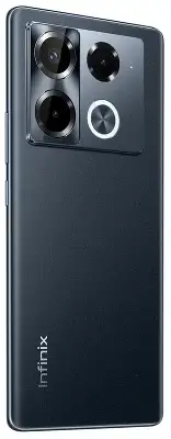 Смартфон Infinix X6850 Note 40 Pro 256Gb 12Gb черный моноблок 3G 4G 2Sim 6.78" 1080x2436 Android 14 108Mpix 802.11 a/b/g/n/ac NFC GPS GSM900/1800 GSM1900 Protect FM