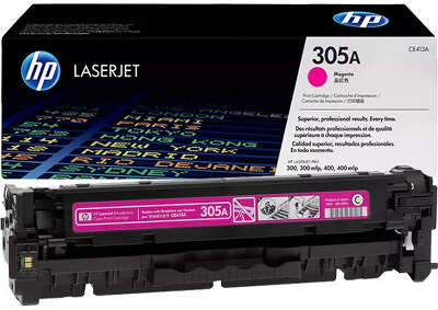 HP 305A Magenta Original LaserJet Toner Cartridge (CE413A)