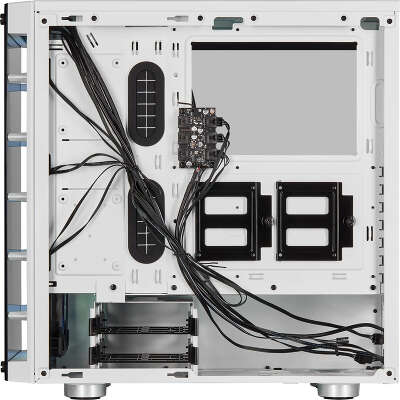 Корпус Corsair iCUE 465X RGB, белый, ATX, Без БП (CC-9011189-WW)
