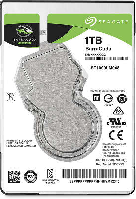 Жёсткий диск 2.5" SATA-III 1TB [ST1000LM048] Seagate BarraCuda , 5400rpm, 128MB Cache