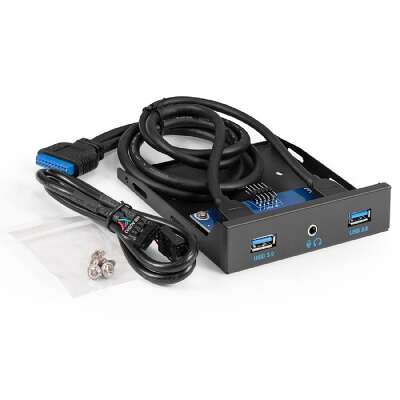 Exegate EX298351RUS Планка USB на переднюю панель ExeGate U3H-627S, 3,5