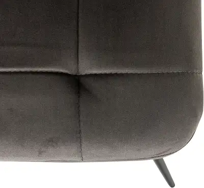 Стул для дома Бюрократ CH-K1_2 комплект 2шт т.серый Holland 18 металл черный на ножках (CH-K1_1/HL18_2)