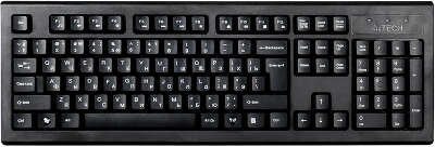 Клавиатура + мышь A4Tech 7100N клав:черный мышь:черный USB беспроводная