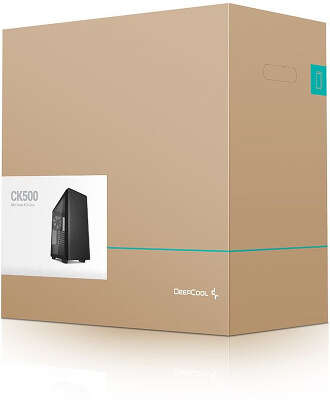 Корпус Deepcool CK500 черный без БП ATX 2x120mm 1x140mm 2xUSB3.0 audio bott PSU