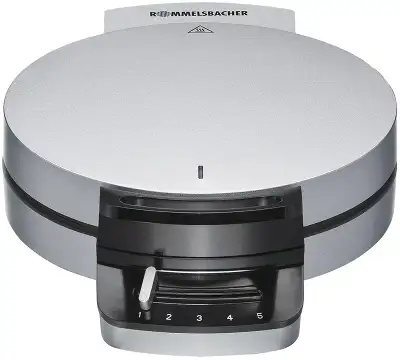 Вафельница Rommelsbacher WA 750 750Вт серебристый