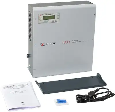 Источник бесперебойного питания Штиль SW1000L 900Вт 1000ВА серый