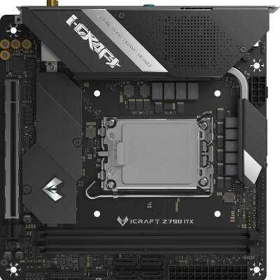 MAXSUN MS-iCraft Z790ITX WIFI V1/V2 (Socket 1700, mini-ITX, 2*DDR5,  HDMI/DP, 4*SATA3, 2*M.2, 1xPCI-E x16 , 4*USB 2.0,  4* USB 3.2 Gen1, 1* Type-C, LAN 1*2.5G, Bluetooth, Wi-Fi 802.11ax, RTL)