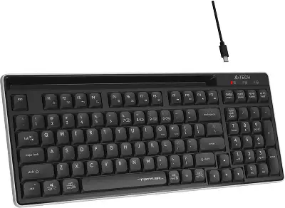 Клавиатура A4Tech Fstyler FBX70C черный USB беспроводная BT/Radio slim Multimedia (FBX70C)