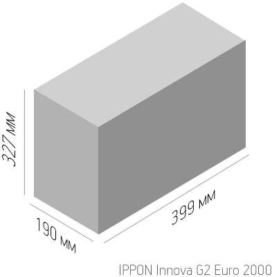 Источник бесперебойного питания Ippon Innova G2 Euro 2000 1800Вт 2000ВА черный