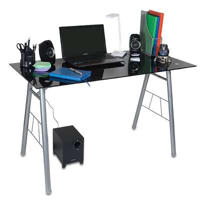 Стол для компьютера Бюрократ GD-012/Black черный
