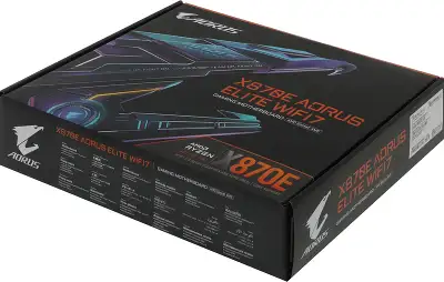 Материнская плата Gigabyte X870E AORUS ELITE WIFI7 Socket AM5 AMD X870E 4xDDR5 ATX AC`97 8ch(7.1) 2.5Gg RAID+HDMI